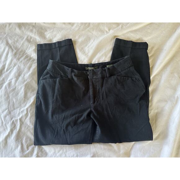 Eddie Bauer Blakely Fit Black Straight Leg Pants – Size 8 - Picture 1 of 7